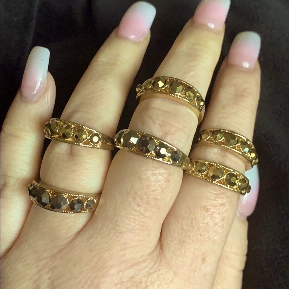 Gorgeous High-quality stackable ring set - Picture 3 of 10